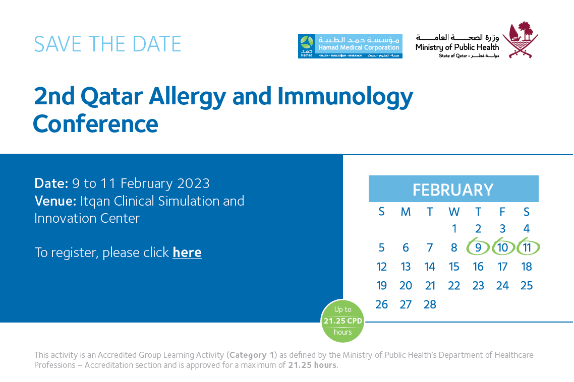 2nd Qatar Allergy and Immunology Conference » IUIS